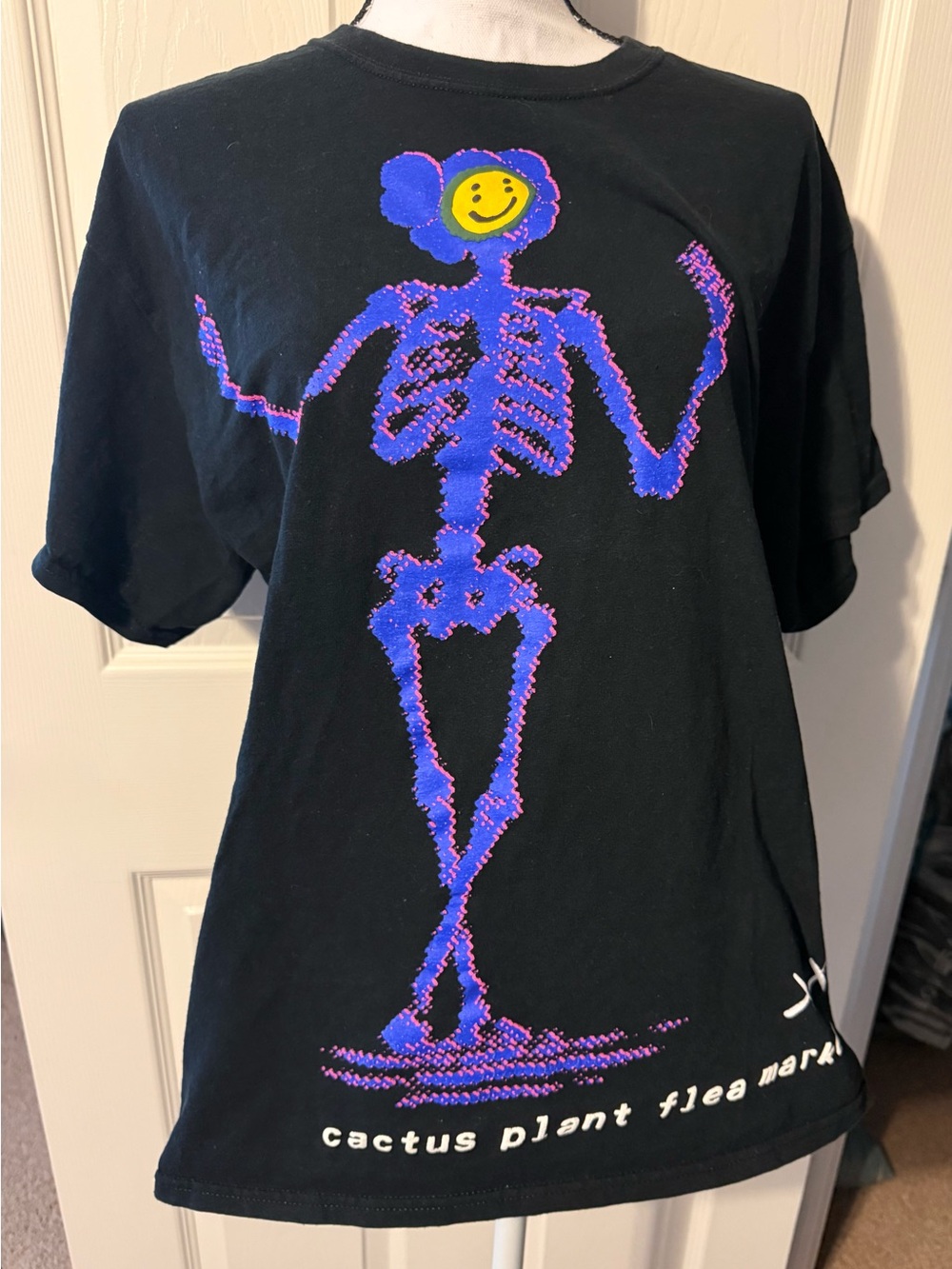 KAWS x Cactus Plant Flea Market (Black) T-Shirt Size Large